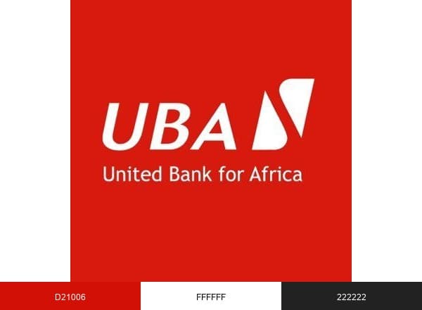 UBA Group brand color palette