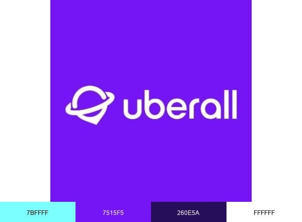 Uberall brand color palette