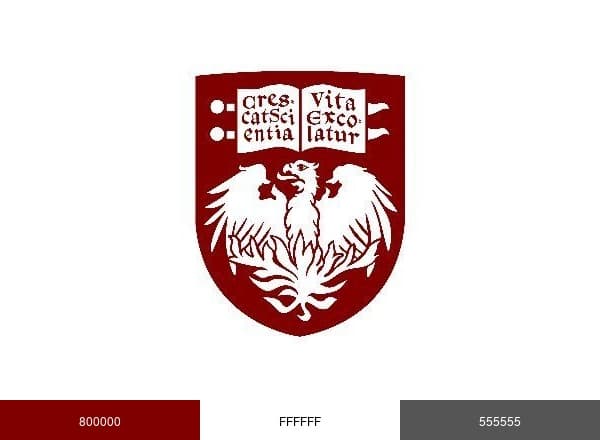 The University of Chicago brand color palette