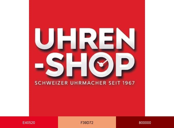Uhren-Shop brand color palette