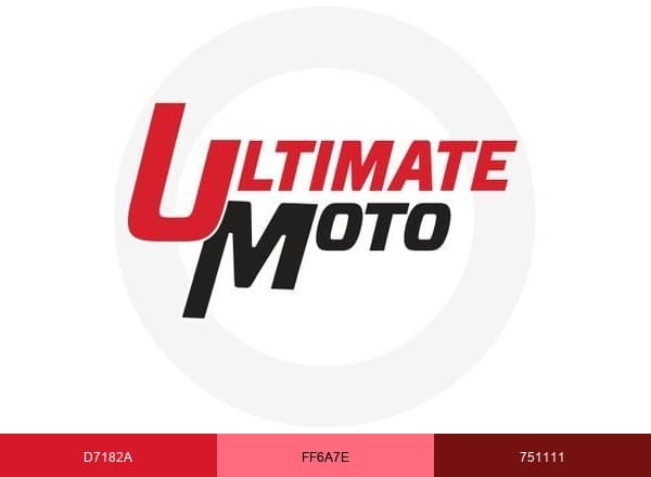 UltimateMotorcycling brand color palette