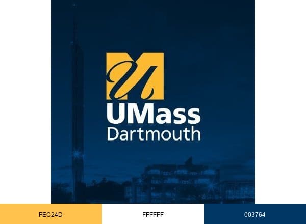 UMass Dartmouth brand color palette