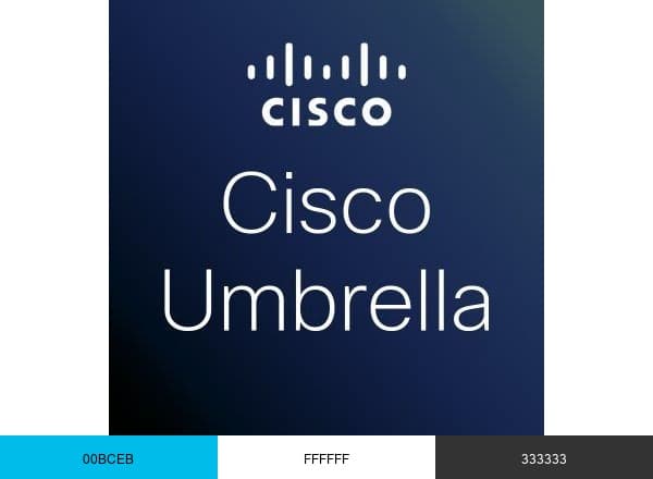 Cisco Umbrella brand color palette