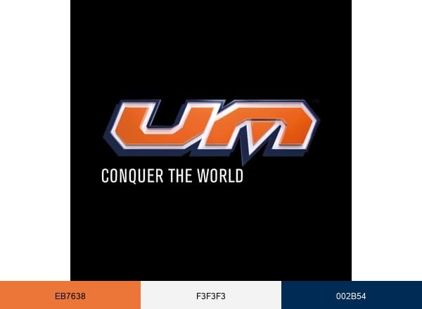 UM Motorcycles brand color palette