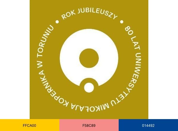 UMK Torun brand color palette