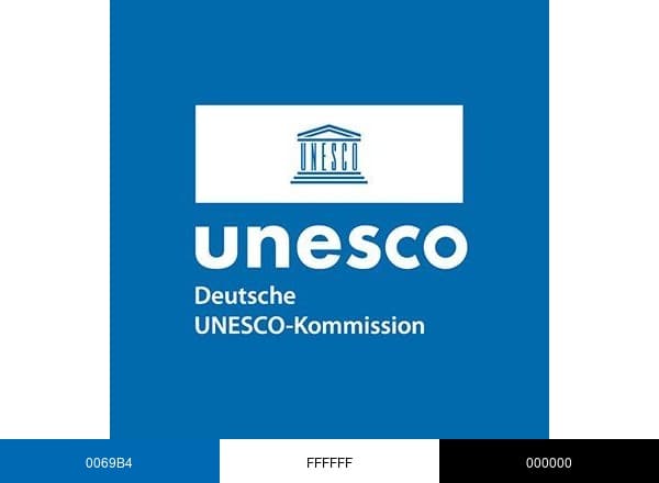 UNESCO DE brand color palette