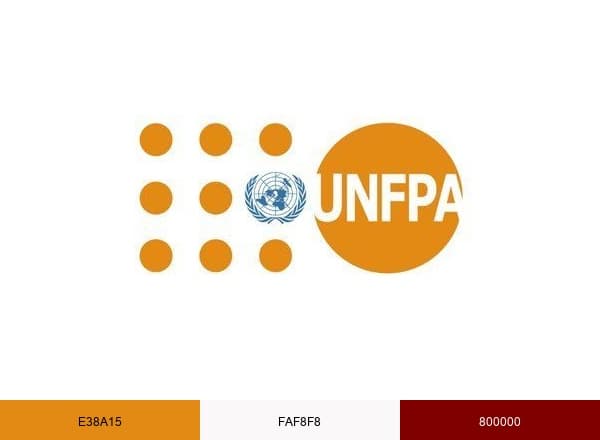 UNFPA brand color palette