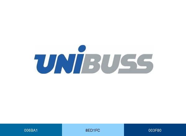 Unibuss As brand color palette