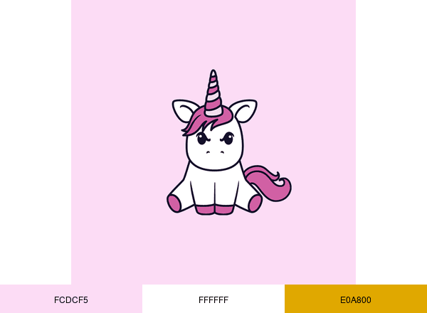 Unicorn Hunters brand color palette
