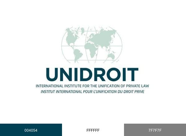 UNIDROIT brand color palette
