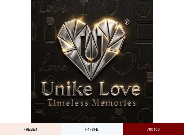 Unike Love brand color palette