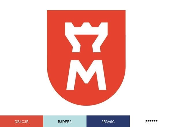 Le Mans Université brand color palette
