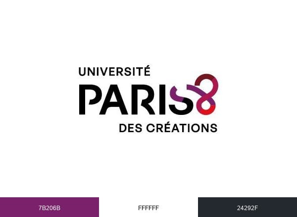 Université Paris 8 brand color palette