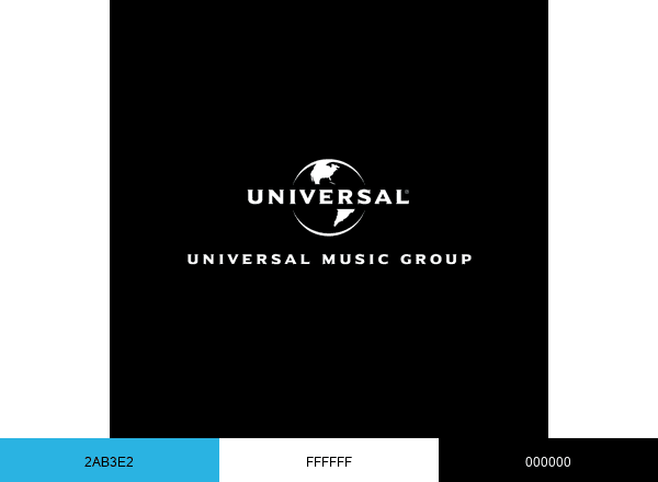 Universal Music Group brand color palette
