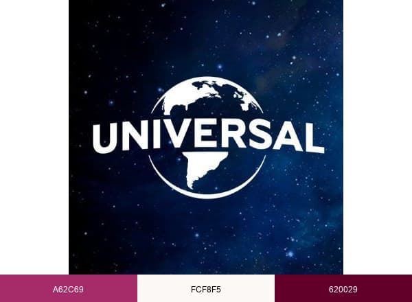 Universal Pictures brand color palette