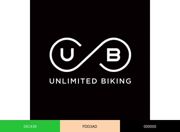Unlimited Biking brand color palette