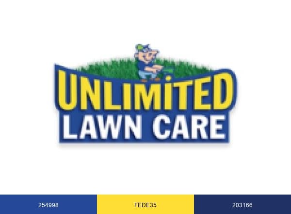 Unlimited Lawn Care brand color palette