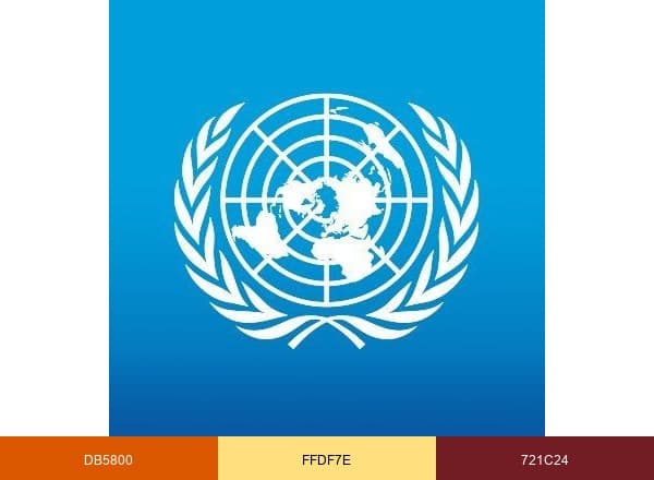 UN Office on Drugs & Crime brand color palette