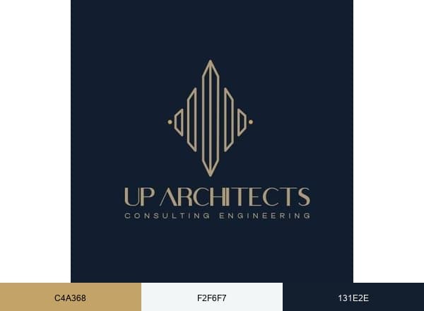 Up Architects brand color palette