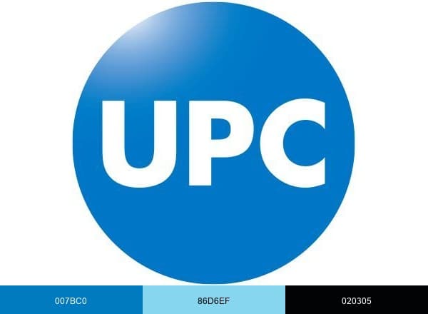 Universitat Politècnica de Catalunya brand color palette