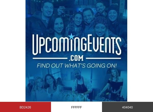 UpcomingEvents.com brand color palette