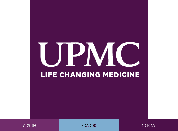 UPMC brand color palette