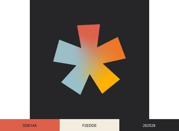 Upsourced brand color palette