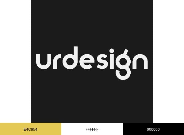 Urdesign brand color palette