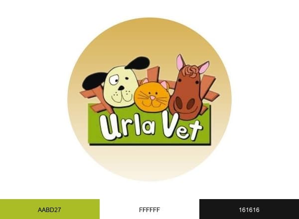 Urlavet Hayvan Hastanesi brand color palette