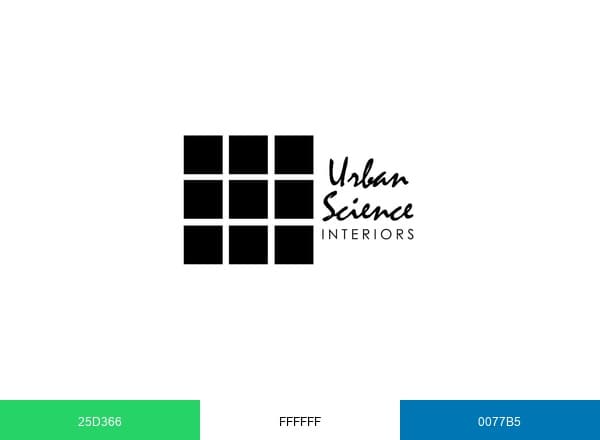 Urban Science Interiors brand color palette
