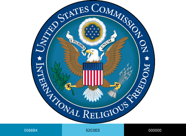 USCIRF brand color palette