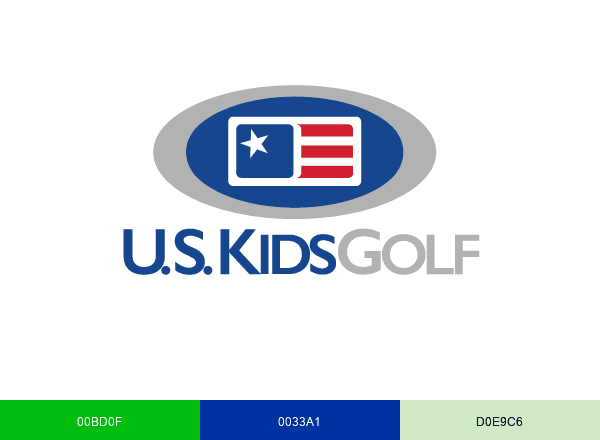 U.S. Kids Golf brand color palette