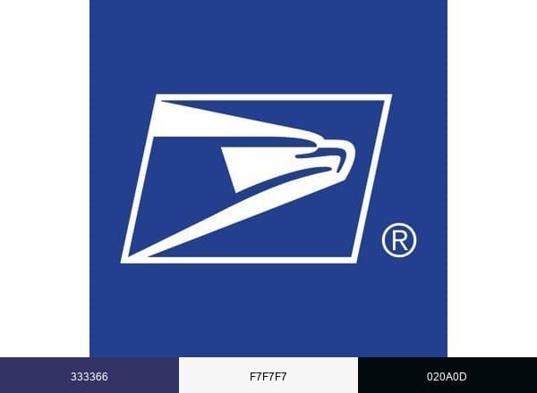 USPS brand color palette