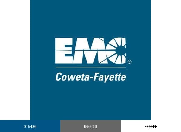 Coweta-Fayette EMC brand color palette