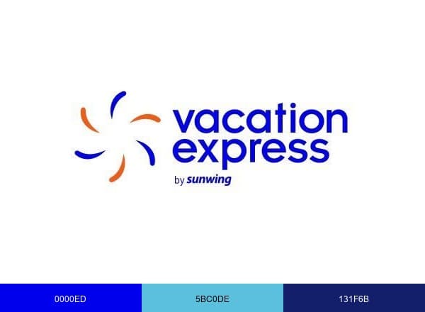 Vacation Express brand color palette