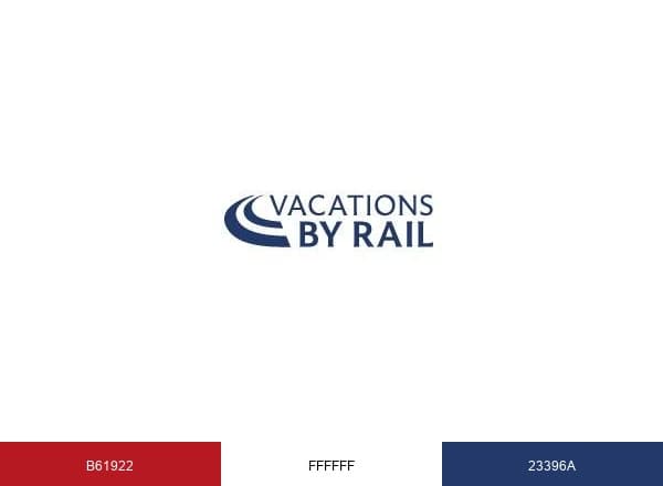 Vacations By Rail brand color palette