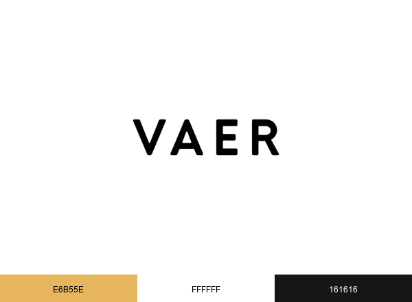 VAER Watches brand color palette
