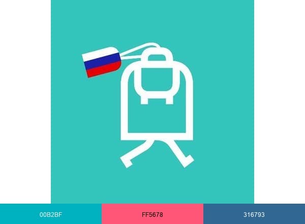 Vandrouki.ru brand color palette