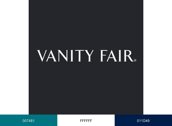 Vanity Fair Lingerie brand color palette