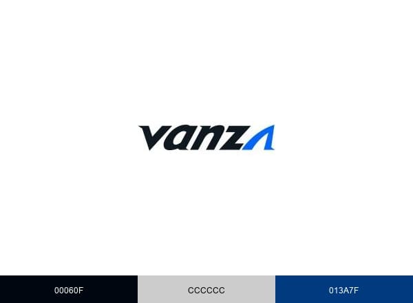 VANZA Technology brand color palette