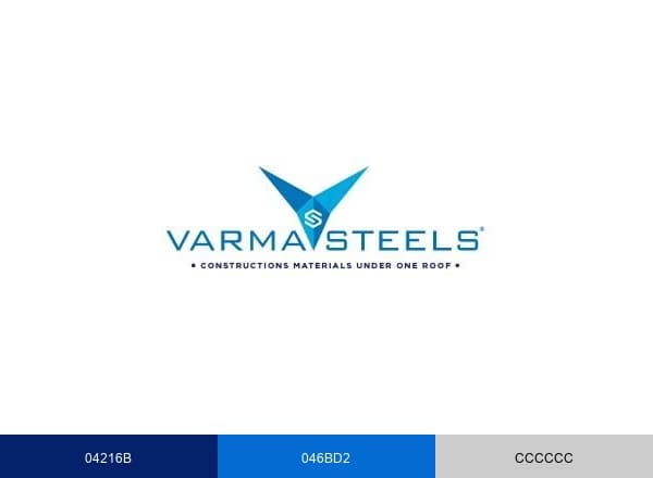 Varma Steels brand color palette