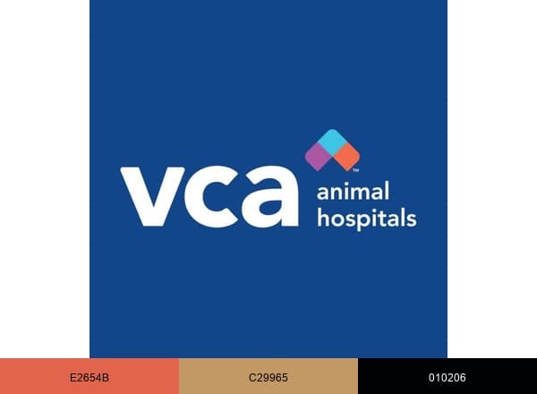 VCA Animal Hospitals brand color palette