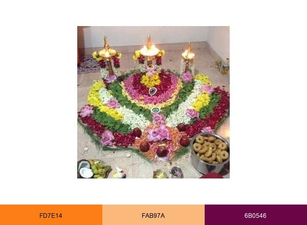 Vedadhara brand color palette