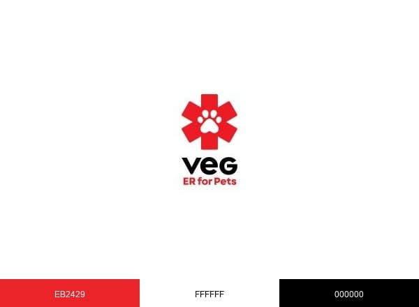 VEG ER for Pets brand color palette