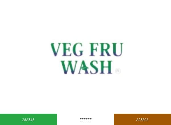 Veg Fru Wash brand color palette