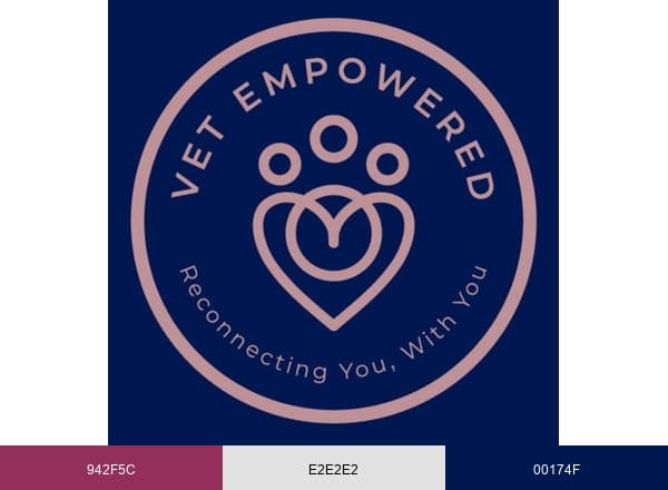 Vet Empowered brand color palette