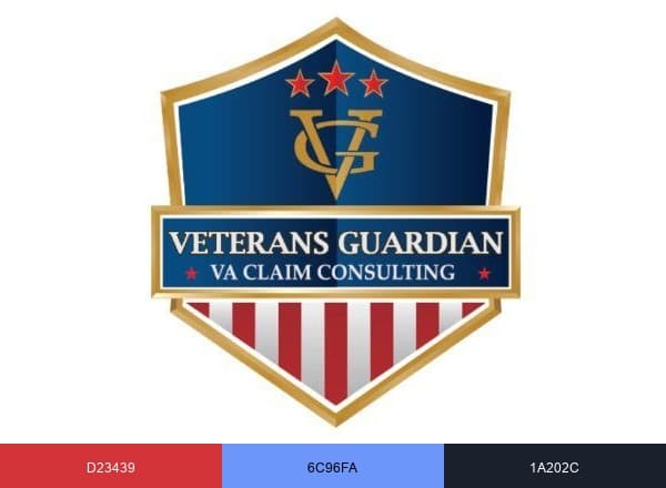Veterans Guardian brand color palette