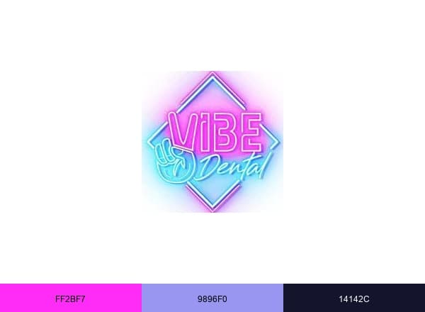 Vibe Dental brand color palette