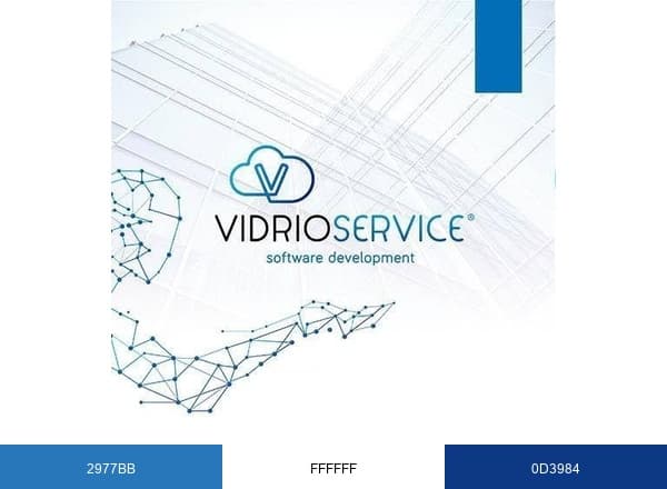 Vidrioservice brand color palette