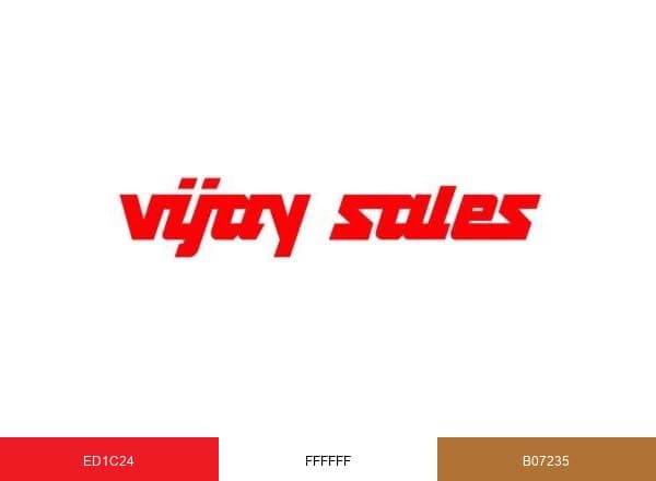 Vijay Sales brand color palette